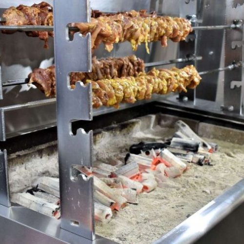 ROASTER Commercial Charcoal Rotisserie Grill