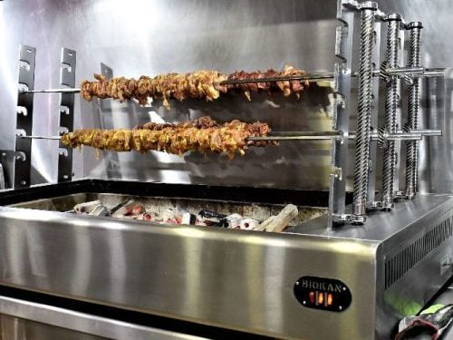 ROASTER Commercial Charcoal Rotisserie Grill