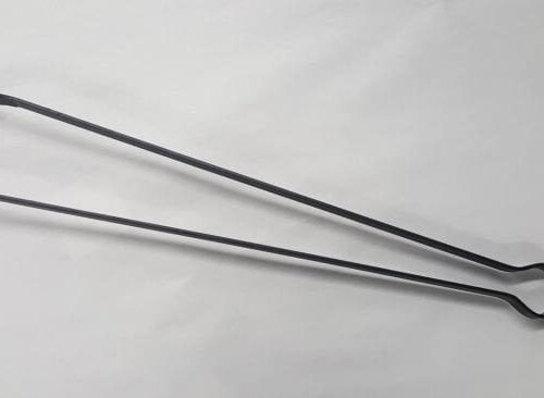 Move charcoal with ease with these tongs. Extra long so you don't burn your hands.