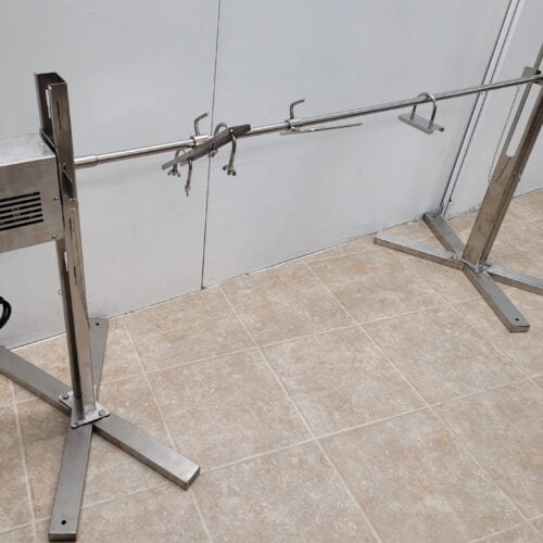 Camping kit style rotisserie
