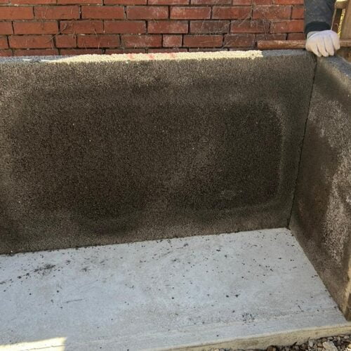 Black firebrick bbq and rotisserie for whole lamb pig