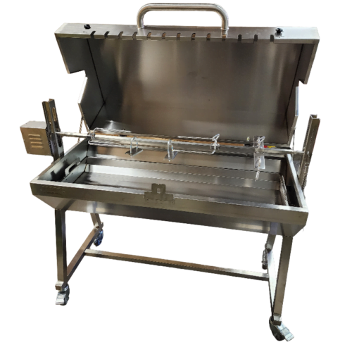 48 in Greacian rotisserie charcoal bbq
