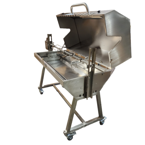 48 in Greacian rotisserie charcoal bbq